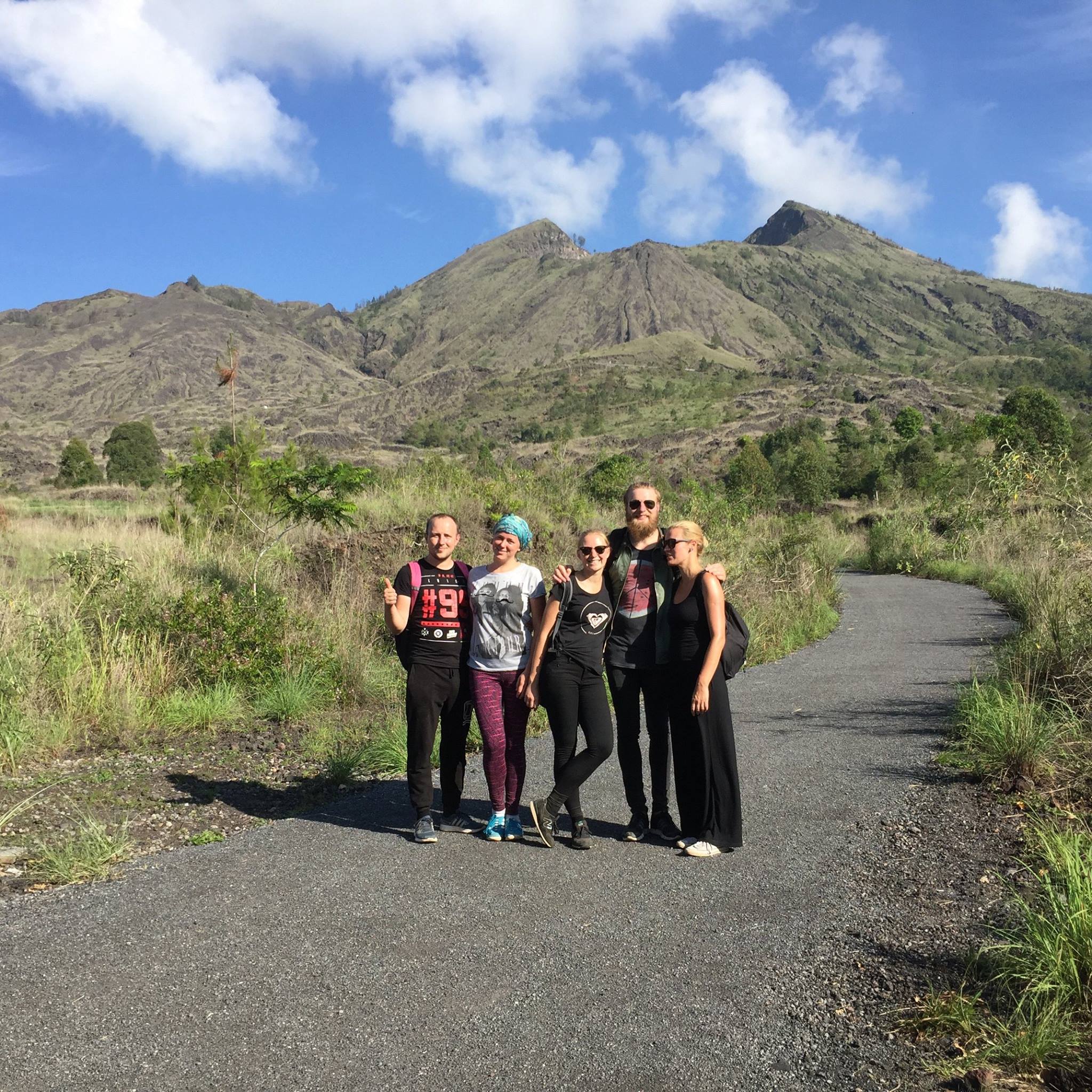 Tik ką nusileidę nuo ugnikalnio