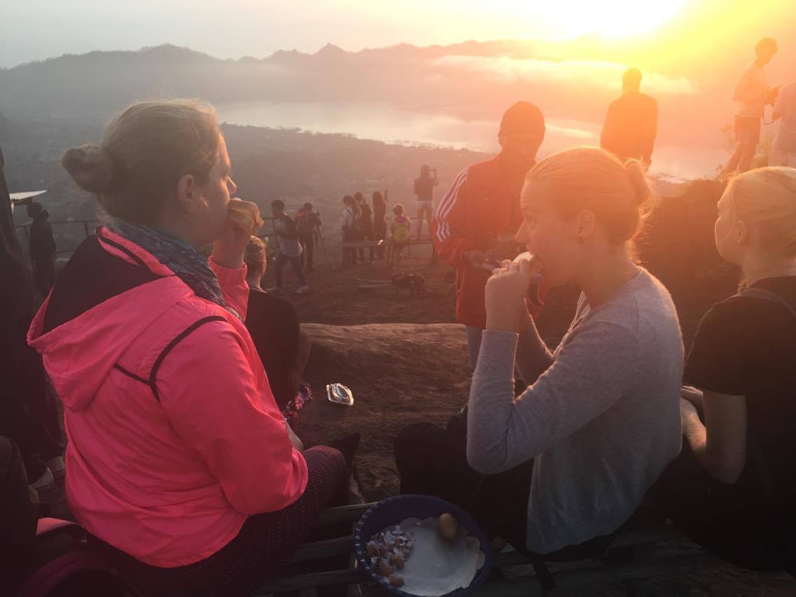 Pusryčiai ant ugnikalnio