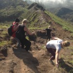 lipimas žemyn nebuvo lengvas