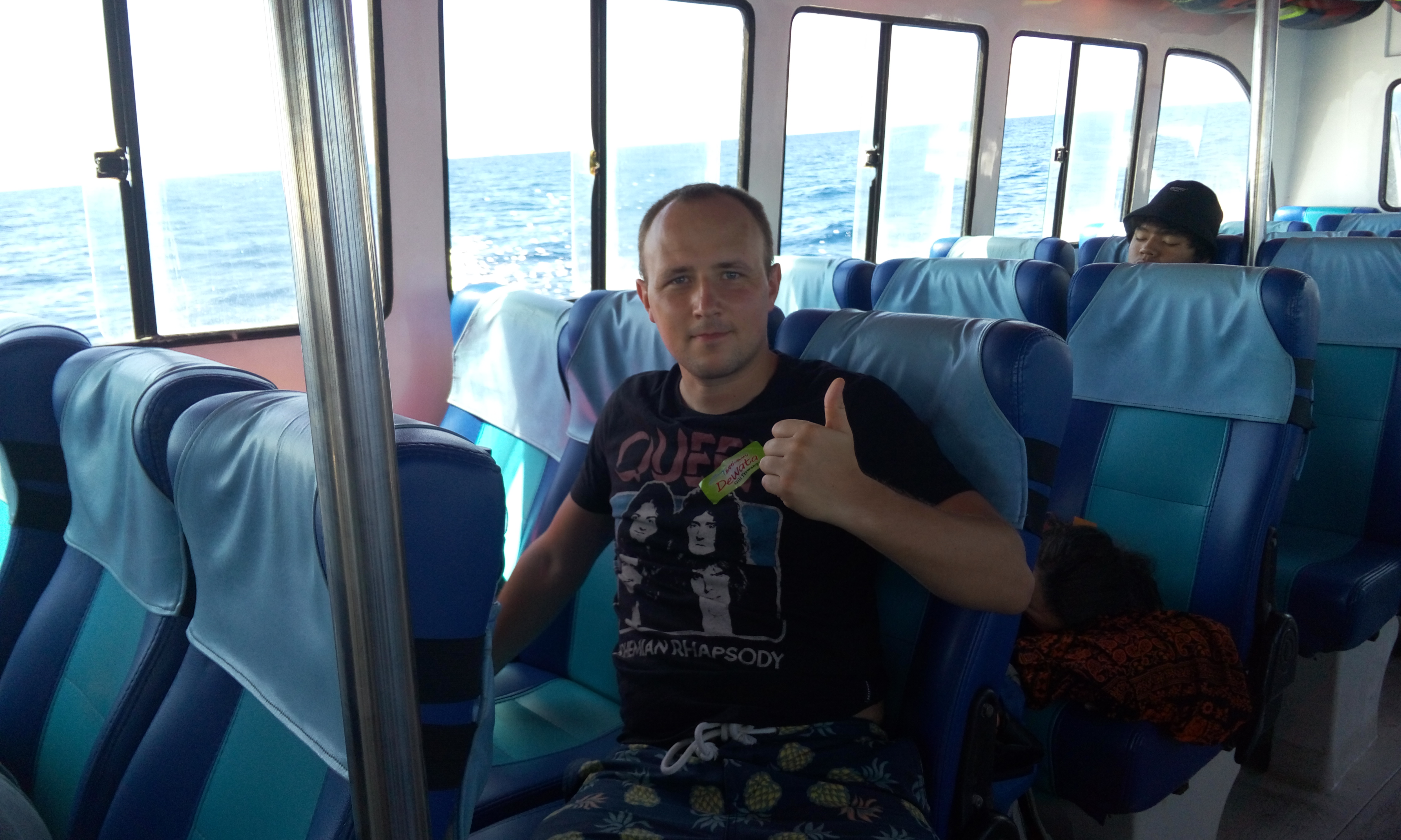 pakeliui į Gili Trawangan salą