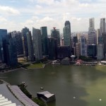 Vaizdas nuo Marina bay Sands stogo